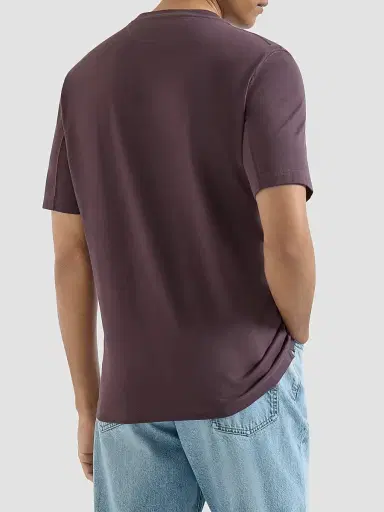Brunello Cucinelli Men's Cotton Jersey Crew-Neck T-Shirt - Dark Brown | Thumbnail 3 Brunello Cucinelli Men's Cotton Jersey Crew-Neck T-Shirt - Dark Brown | Thumbnail 3