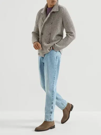 Brunello Cucinelli Men's Cotton Jersey Crew-Neck T-Shirt - Dark Brown | Thumbnail 6 Brunello Cucinelli Men's Cotton Jersey Crew-Neck T-Shirt - Dark Brown | Thumbnail 6