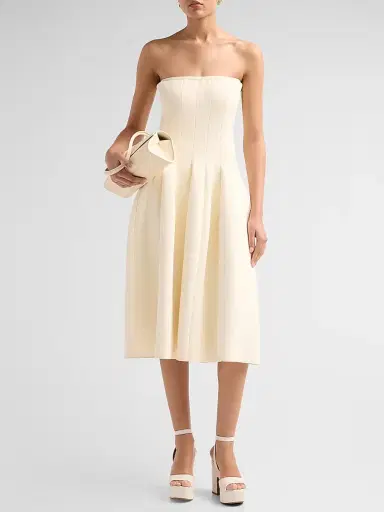 Pollini Women's 110MM Patent Leather Platform Sandals - Ivory - Size 11 | Thumbnail 3 Pollini Women's 110MM Patent Leather Platform Sandals - Ivory - Size 11 | Thumbnail 3