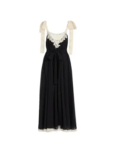 Zimmermann Women's Roselight Cotton-Silk Slip Maxi Dress - Black - Size 8 | Thumbnail 1 Zimmermann Women's Roselight Cotton-Silk Slip Maxi Dress - Black - Size 8 | Thumbnail 1