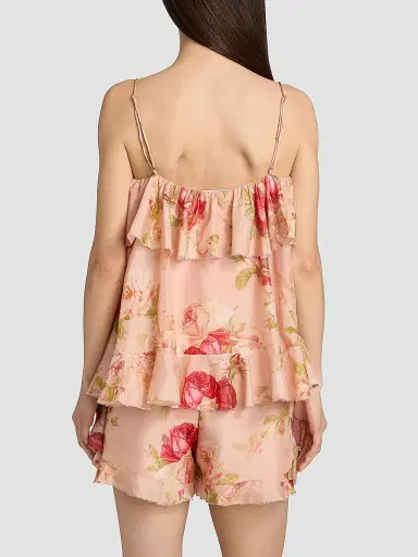 Zimmermann Women's Roselight Printed Silk Cami Top | Thumbnail 5 Zimmermann Women's Roselight Printed Silk Cami Top | Thumbnail 5