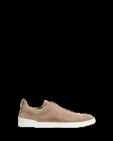ZEGNA Men's Triple Stitch Suede Sneakers | Thumbnail 6 ZEGNA Men's Triple Stitch Suede Sneakers | Thumbnail 6