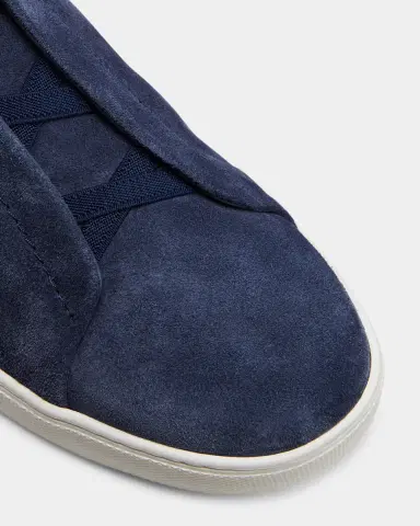 ZEGNA Men's Triple Stitch Suede Sneakers | Thumbnail 8 ZEGNA Men's Triple Stitch Suede Sneakers | Thumbnail 8