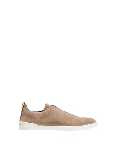 ZEGNA Men's Triple Stitch Suede Sneakers | Thumbnail 1 ZEGNA Men's Triple Stitch Suede Sneakers | Thumbnail 1
