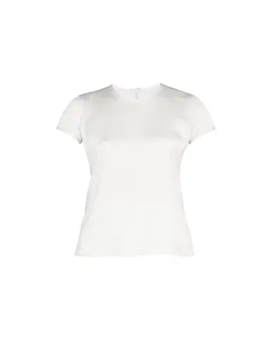 Giorgio Armani Crewneck Short-Sleeve Silk T-Shirt | Thumbnail 1 Giorgio Armani Crewneck Short-Sleeve Silk T-Shirt | Thumbnail 1