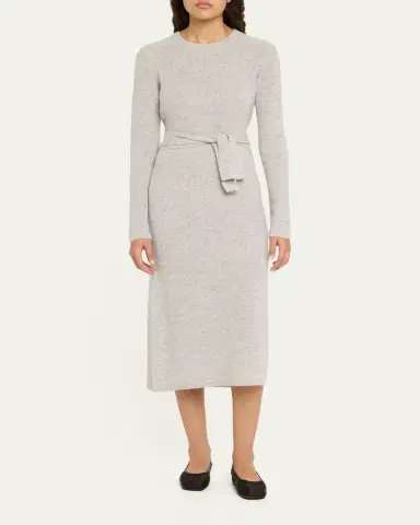 Toccin Blakely Crewneck Tie-Front Dress | Thumbnail 2 Toccin Blakely Crewneck Tie-Front Dress | Thumbnail 2