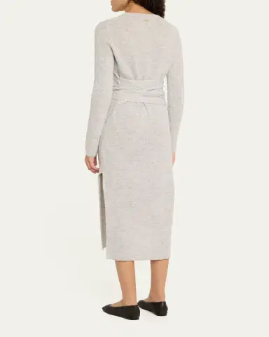 Toccin Blakely Crewneck Tie-Front Dress | Thumbnail 3 Toccin Blakely Crewneck Tie-Front Dress | Thumbnail 3