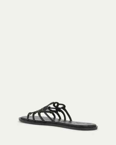 Loewe Petal Leather Anagram Slide Sandals | Thumbnail 4 Loewe Petal Leather Anagram Slide Sandals | Thumbnail 4