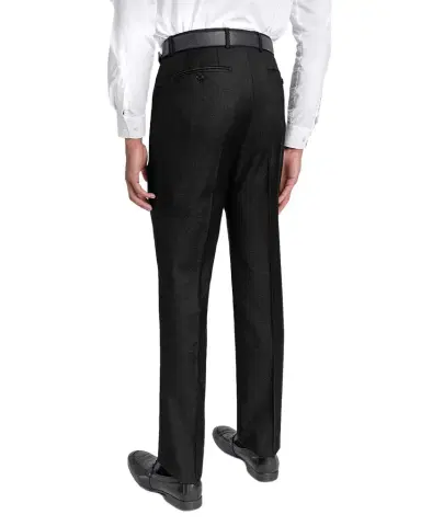Santorelli Men's Loro Piana Wool Comfort Waistband Trousers | Thumbnail 1 Santorelli Men's Loro Piana Wool Comfort Waistband Trousers | Thumbnail 1