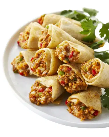 The Cajun Turkey Co Chicken Quesadilla Trumpets, 12 Count | Thumbnail 1 The Cajun Turkey Co Chicken Quesadilla Trumpets, 12 Count | Thumbnail 1