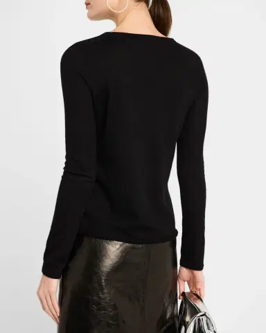 Majestic Filatures Machine Washable Cashmere V-Neck Pullover | Thumbnail 2 Majestic Filatures Machine Washable Cashmere V-Neck Pullover | Thumbnail 2
