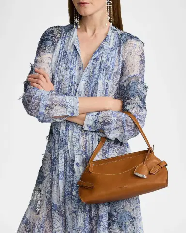 Ralph Lauren Collection The Ralph Calfskin Small Shoulder Bag | Thumbnail 3 Ralph Lauren Collection The Ralph Calfskin Small Shoulder Bag | Thumbnail 3