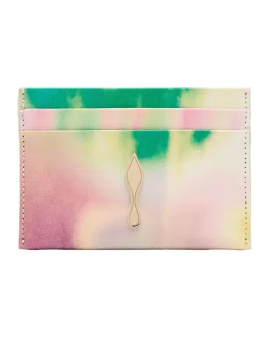 Christian Louboutin Bettina Card Holder in Tie Dye Leather | Thumbnail 1 Christian Louboutin Bettina Card Holder in Tie Dye Leather | Thumbnail 1