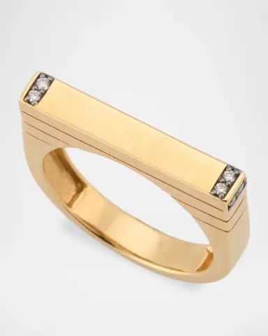 Sorellina 18K Bar Ring with Diamonds | Thumbnail 2 Sorellina 18K Bar Ring with Diamonds | Thumbnail 2