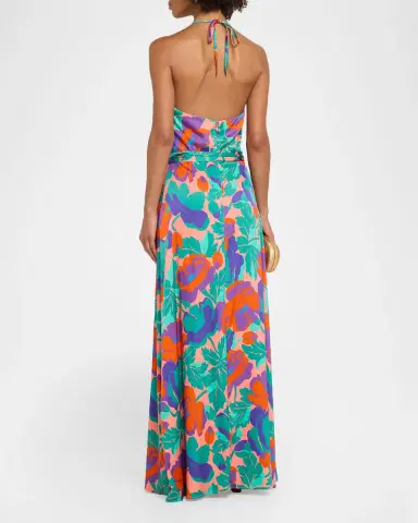 Ramy Brook Corrine Floral-Print Column Gown | Thumbnail 2 Ramy Brook Corrine Floral-Print Column Gown | Thumbnail 2
