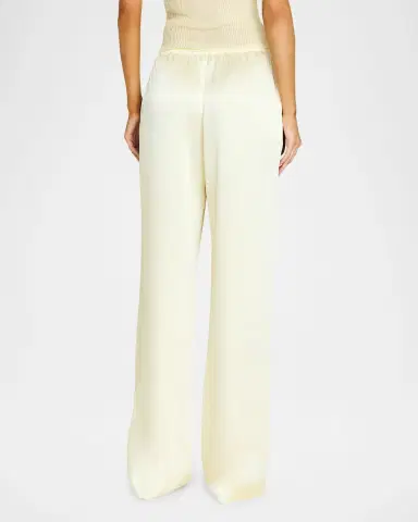 SEROYA Lillian Satin Pants | Thumbnail 2 SEROYA Lillian Satin Pants | Thumbnail 2