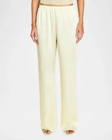 SEROYA Lillian Satin Pants | Thumbnail 3 SEROYA Lillian Satin Pants | Thumbnail 3