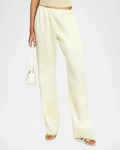 SEROYA Lillian Satin Pants | Thumbnail 5 SEROYA Lillian Satin Pants | Thumbnail 5