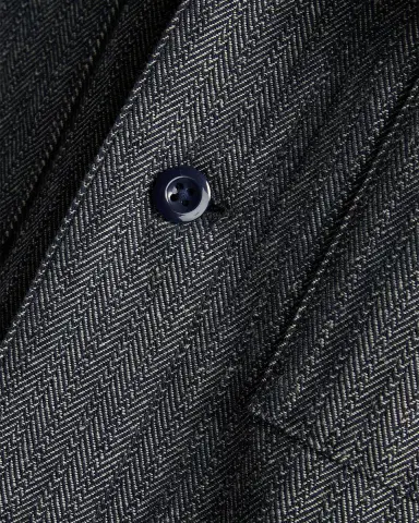 Vince Men's Herringbone Flap-Pocket Overshirt | Thumbnail 5 Vince Men's Herringbone Flap-Pocket Overshirt | Thumbnail 5