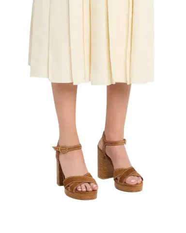 Stuart Weitzman 95mm Park Suede Platform Sandals | Thumbnail 1 Stuart Weitzman 95mm Park Suede Platform Sandals | Thumbnail 1