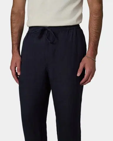 Joe 's Jeans Men's Linen Relaxed-Fit Drawstring Pants | Thumbnail 4 Joe 's Jeans Men's Linen Relaxed-Fit Drawstring Pants | Thumbnail 4