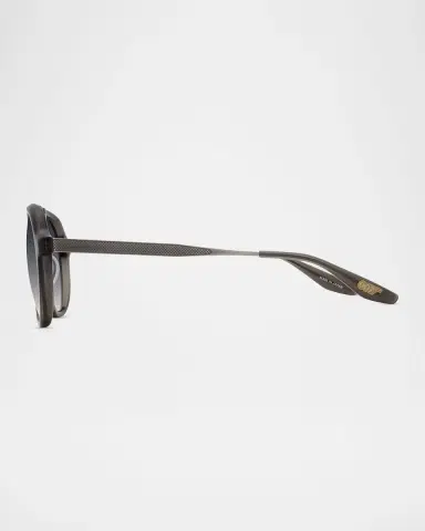 BARTON PERREIRA Men's Vedretta Acetate Aviator Sunglasses | Thumbnail 2 BARTON PERREIRA Men's Vedretta Acetate Aviator Sunglasses | Thumbnail 2