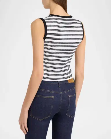 Amiri MA Striped Sleeveless Top | Thumbnail 2 Amiri MA Striped Sleeveless Top | Thumbnail 2