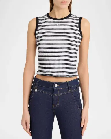 Amiri MA Striped Sleeveless Top | Thumbnail 3 Amiri MA Striped Sleeveless Top | Thumbnail 3