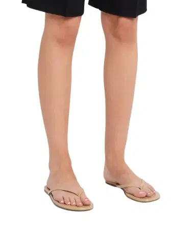 TKEES Lily Glossy Leather Flat Thong Sandals | Thumbnail 1 TKEES Lily Glossy Leather Flat Thong Sandals | Thumbnail 1