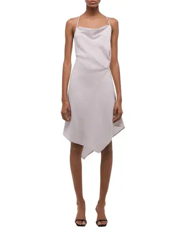 Helmut Lang Open-Back Knot Slip Dress | Thumbnail 1 Helmut Lang Open-Back Knot Slip Dress | Thumbnail 1