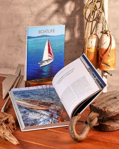Graphic Image "Boatlife: Exploring the Freedom of Maritime Living" Leather-Bound Book by Katharina Charpian | Thumbnail 6 Graphic Image "Boatlife: Exploring the Freedom of Maritime Living" Leather-Bound Book by Katharina Charpian | Thumbnail 6