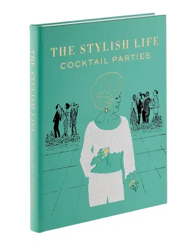 Graphic Image "The Stylish Life: Cocktail Parties" Leather-Bound Book by Elizabeth Smith | Thumbnail 1 Graphic Image "The Stylish Life: Cocktail Parties" Leather-Bound Book by Elizabeth Smith | Thumbnail 1