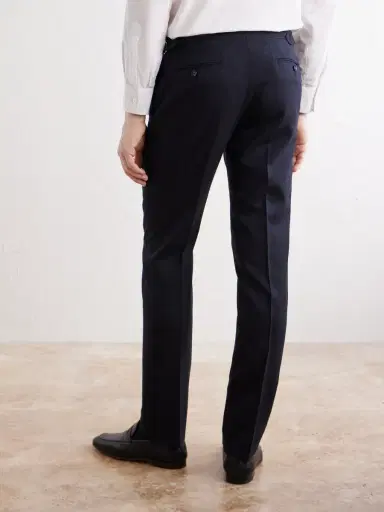 Lardini Straight-Leg Pleated Striped Wool Trousers - Men | Thumbnail 4 Lardini Straight-Leg Pleated Striped Wool Trousers - Men | Thumbnail 4