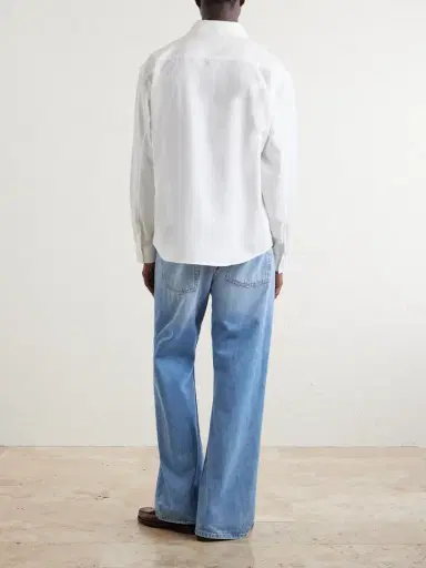 Frame Lyocell, Linen and Cotton-Blend Shirt - Men | Thumbnail 4 Frame Lyocell, Linen and Cotton-Blend Shirt - Men | Thumbnail 4