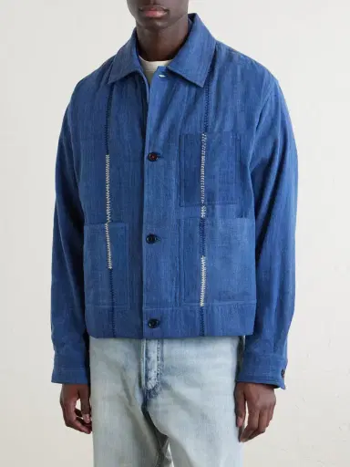 Kardo Bodhi Cotton-Jacquard Jacket - Men | Thumbnail 3 Kardo Bodhi Cotton-Jacquard Jacket - Men | Thumbnail 3
