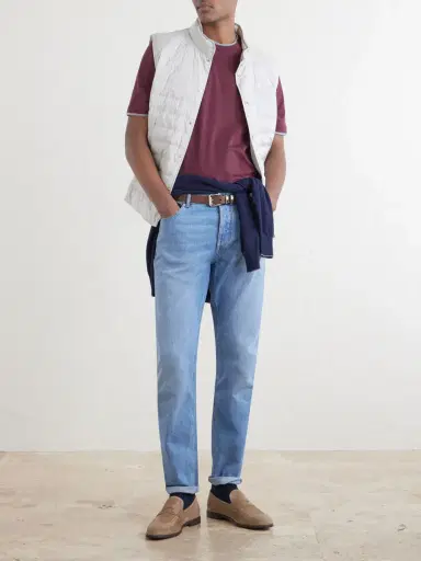 Brunello Cucinelli Layered Cotton-Jersey T-Shirt - Men | Thumbnail 2 Brunello Cucinelli Layered Cotton-Jersey T-Shirt - Men | Thumbnail 2