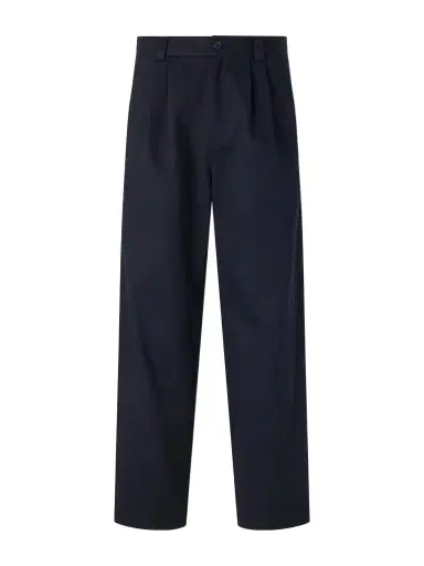 A.P.C. Ricky Straight-Leg Pleated Organic Cotton Trousers - Men | Thumbnail 1 A.P.C. Ricky Straight-Leg Pleated Organic Cotton Trousers - Men | Thumbnail 1