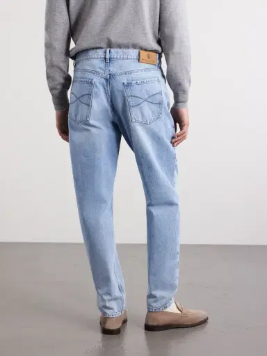 Brunello Cucinelli Straight-Leg Jeans - Men | Thumbnail 4 Brunello Cucinelli Straight-Leg Jeans - Men | Thumbnail 4