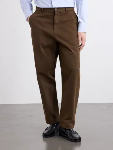 Barena Straight-Leg Cotton-Blend Gabardine Trousers - Men | Thumbnail 3 Barena Straight-Leg Cotton-Blend Gabardine Trousers - Men | Thumbnail 3