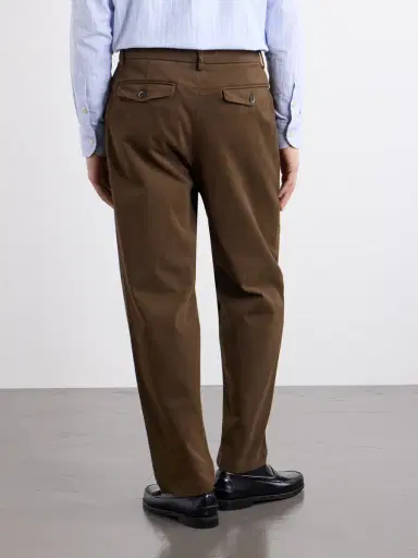 Barena Straight-Leg Cotton-Blend Gabardine Trousers - Men | Thumbnail 4 Barena Straight-Leg Cotton-Blend Gabardine Trousers - Men | Thumbnail 4