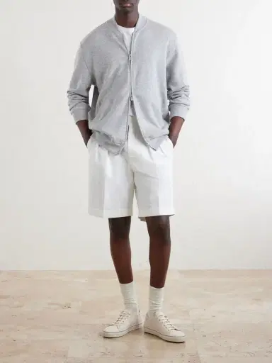 Brunello Cucinelli Cashmere-Blend Zip-Up Sweater - Men | Thumbnail 2 Brunello Cucinelli Cashmere-Blend Zip-Up Sweater - Men | Thumbnail 2