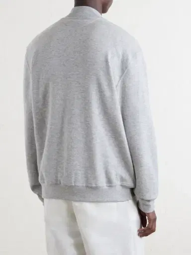 Brunello Cucinelli Cashmere-Blend Zip-Up Sweater - Men | Thumbnail 4 Brunello Cucinelli Cashmere-Blend Zip-Up Sweater - Men | Thumbnail 4