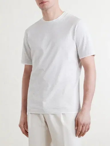 Brunello Cucinelli Layered Cotton-Jersey T-Shirt - Men | Thumbnail 3 Brunello Cucinelli Layered Cotton-Jersey T-Shirt - Men | Thumbnail 3