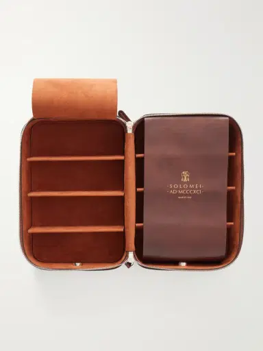 Brunello Cucinelli Leather Sunglasses Case - Men | Thumbnail 4 Brunello Cucinelli Leather Sunglasses Case - Men | Thumbnail 4