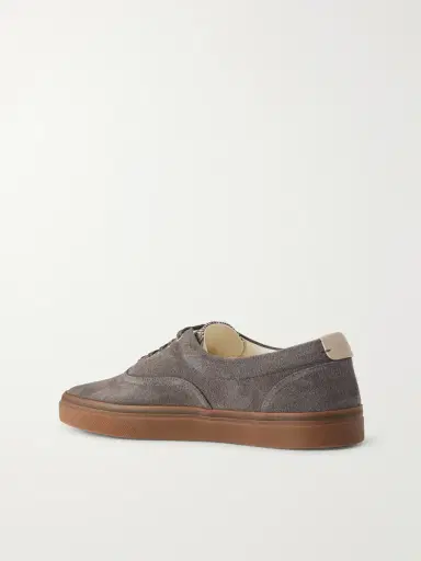 Brunello Cucinelli Suede Sneakers - Men | Thumbnail 4 Brunello Cucinelli Suede Sneakers - Men | Thumbnail 4