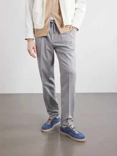 Brunello Cucinelli Coda di Rondine Suede Sneakers - Men | Thumbnail 2 Brunello Cucinelli Coda di Rondine Suede Sneakers - Men | Thumbnail 2