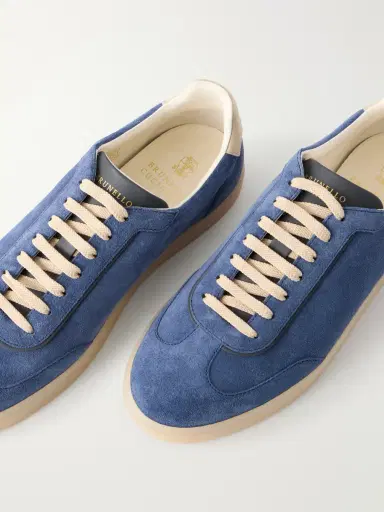 Brunello Cucinelli Coda di Rondine Suede Sneakers - Men | Thumbnail 5 Brunello Cucinelli Coda di Rondine Suede Sneakers - Men | Thumbnail 5