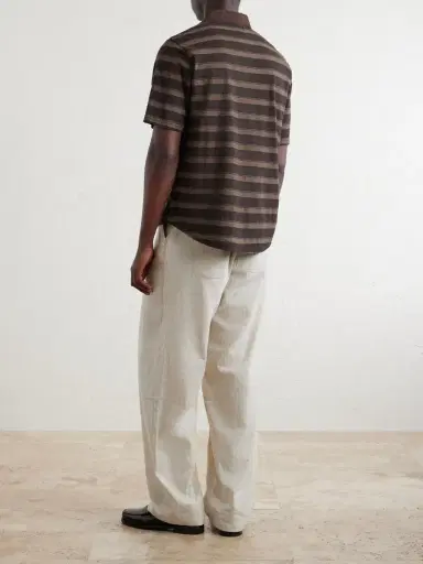 Oliver Spencer Stanfield Striped Organic Cotton Polo Shirt - Men | Thumbnail 4 Oliver Spencer Stanfield Striped Organic Cotton Polo Shirt - Men | Thumbnail 4