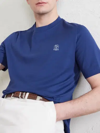 Brunello Cucinelli Layered Logo-Print Cotton-Jersey T-Shirt - Men | Thumbnail 5 Brunello Cucinelli Layered Logo-Print Cotton-Jersey T-Shirt - Men | Thumbnail 5
