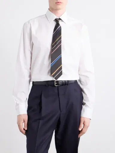 Paul Smith Classic-Collar Cotton-Poplin Shirt - Men | Thumbnail 3 Paul Smith Classic-Collar Cotton-Poplin Shirt - Men | Thumbnail 3